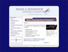 Tablet Screenshot of brainandbehaviour.ie